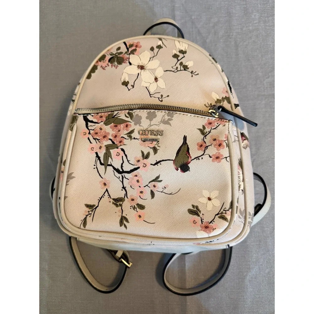 Guess Floral Backpack GUESS® Tuana Clear Quattro G Backpack main image 2